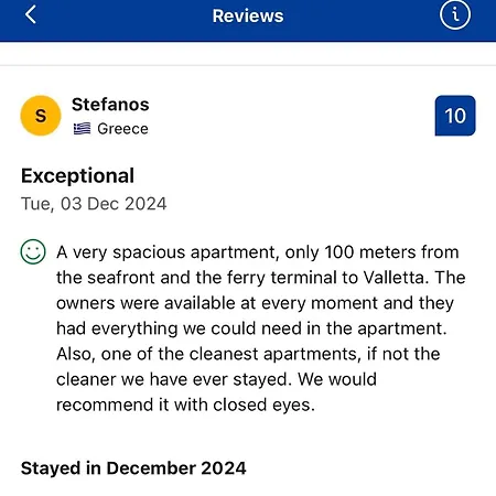 Spacious Side Seaview Apartamento